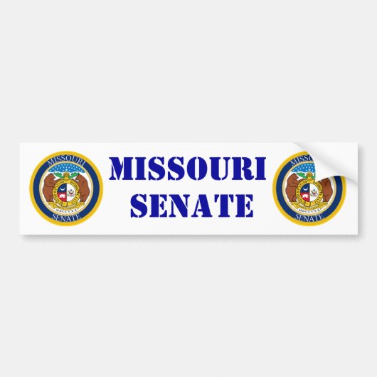 SENAAT VAN MISSOURI BUMPERSTICKER (Voorkant)
