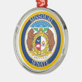 SENAAT VAN MISSOURI METALEN ORNAMENT (Links)