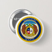 SENAAT VAN MISSOURI RONDE BUTTON 5,7 CM (Voorkant /achterkant)