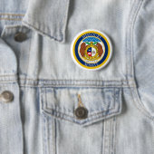 SENAAT VAN MISSOURI RONDE BUTTON 5,7 CM (In situ)