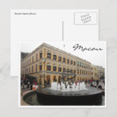 senado fountain macau briefkaart (Voorkant / Achterkant)