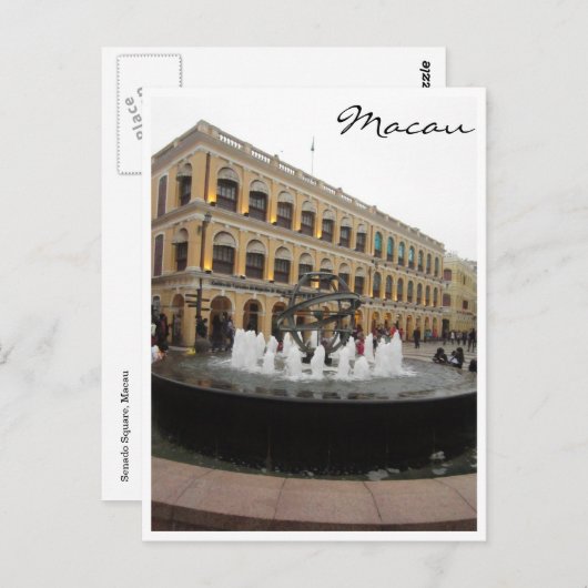 senado-plein briefkaart (Voorkant / Achterkant)