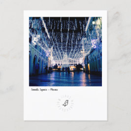 Senado Square bij kerstmis Briefkaart