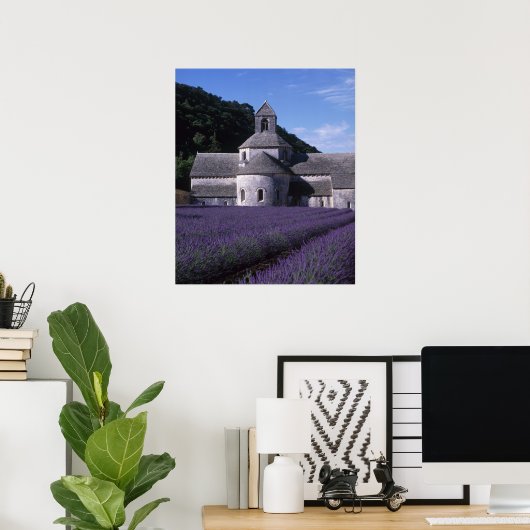Senanque Abbey, Gordes, Vaucluse, Provence, 2 Poster (Thuiskantoor)
