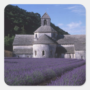 Senanque Abbey, Gordes, Vaucluse, Provence, 2 Vierkante Sticker