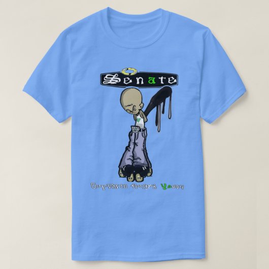 senate steunt de boze jeugd Triblend T-shirt (Design voorkant)