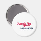 Senatobia Mississippi City Classic Magneet (Voorkant / Achterkant)