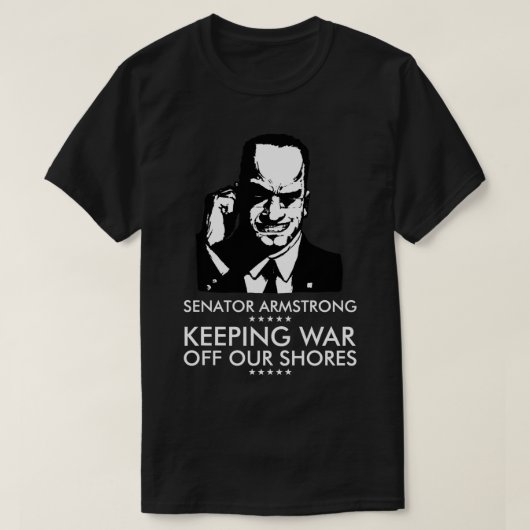 Senator Armstrong Presidentiële campagne - Metal G T-shirt (Design voorkant)