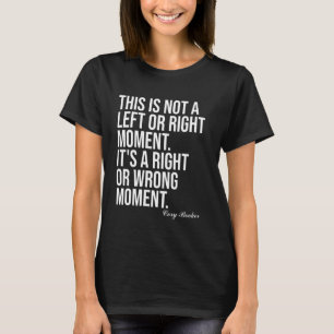 Senator Cory Booker Dit is niet links of rechts Og T-shirt