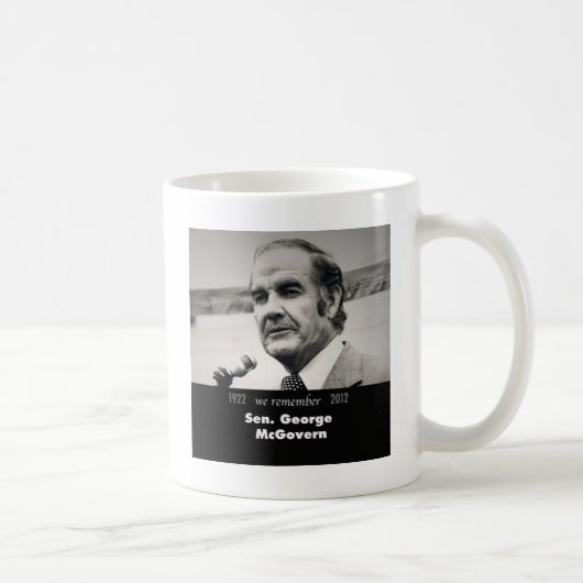 Senator George McGovern 1922-2012 Koffiemok (Rechts)