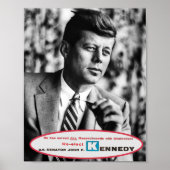 Senator John F. Kennedy 1958 Poster (Voorkant)