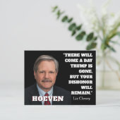 Senator John Hoeven Briefkaart (Staand voorkant)