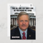 Senator John Hoeven Briefkaart (Voorkant / Achterkant)