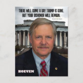 Senator John Hoeven Briefkaart (Voorkant)