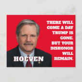 Senator John Hoeven Briefkaart (Voorkant)