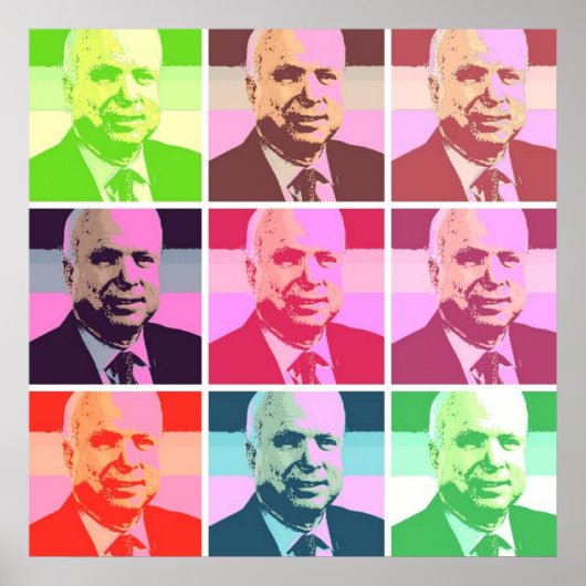 Senator John McCain Poster (Voorkant)