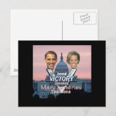 Senator Landrieu Briefkaart (Voorkant / Achterkant)