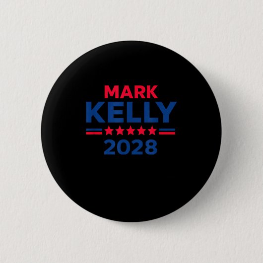 Senator Mark Kelly For President 2028 Campaign  Ronde Button 5,7 Cm (Voorkant)