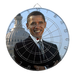 Senator Portrait, Amerikaans President Barack Obam Dartbord