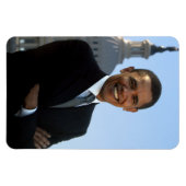 Senator Portrait, Amerikaans President Barack Obam Magneet (Horizontaal)