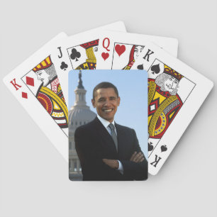 Senator Portrait, Amerikaans President Barack Obam Pokerkaarten