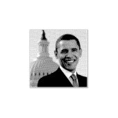 Senator Portrait, Amerikaans President Barack Obam Rubberstempel (Afrduk)