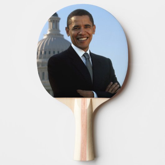 Senator Portrait, Amerikaans President Barack Obam Tafeltennisbatje (Voorkant)