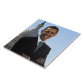 Senator Portrait, Amerikaans President Barack Obam Tegeltje (Zijkant)