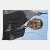 Senator Portrait, Amerikaans President Barack Obam Theedoek (Horizontaal)