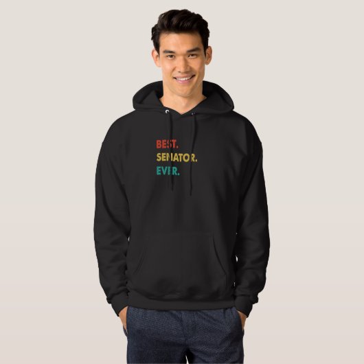Senator Retro Best Senator Ever Hoodie (Voorkant volledig)
