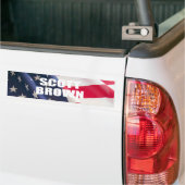 SENATOR SCOTT BROWN BUMPERSTICKER (Op Truck)