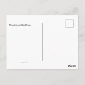 Senator Support verwijdert President Trump-kiezer Briefkaart (Achterkant)