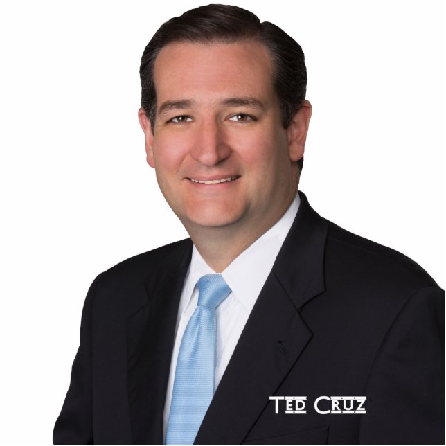 Senator Ted Cruz Staand Fotobeeldje (Voorkant)