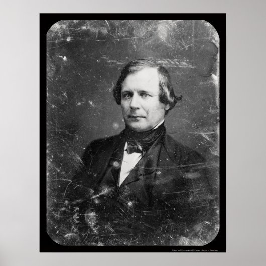 Senator William King Sebastian Daguerreotype 1854 Poster (Voorkant)