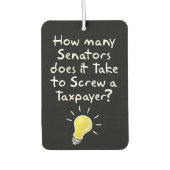 Senators heeft het nodig om een belastingbetaler t luchtverfrisser (Voorkant)