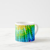 Senbazuru of duizend origamikranen espresso kop (Voorkant rechts)