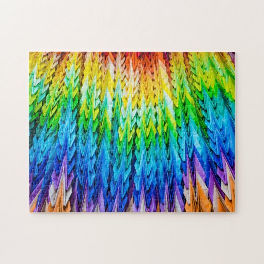 Senbazuru of duizend origamikranen legpuzzel (Horizontaal)