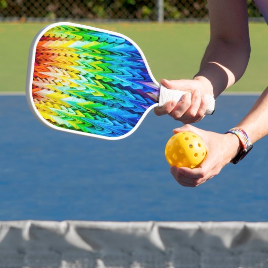 Senbazuru of duizend origamikranen pickleball paddle (Insitu)
