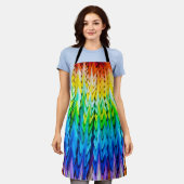 Senbazuru of duizend origamikranen schort (Gedragen)