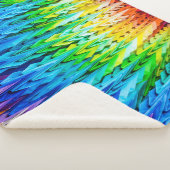 Senbazuru of duizend origamikranen sherpa deken (3/4)