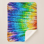 Senbazuru of duizend origamikranen sherpa deken (Voorkant)