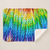 Senbazuru of duizend origamikranen sherpa deken (Voorkant (horizontaal))