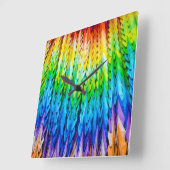 Senbazuru of duizend origamikranen vierkante klok (Hoek)