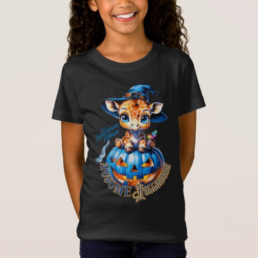 Sencuties | Giraffe | Autisme Halloween T-shirt (Voorkant)