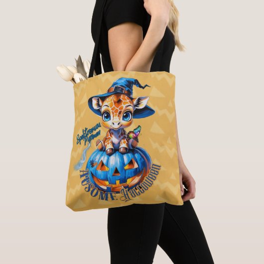 Sencuties | Giraffe | Autisme Halloween Tote Bag (Dichtbij)