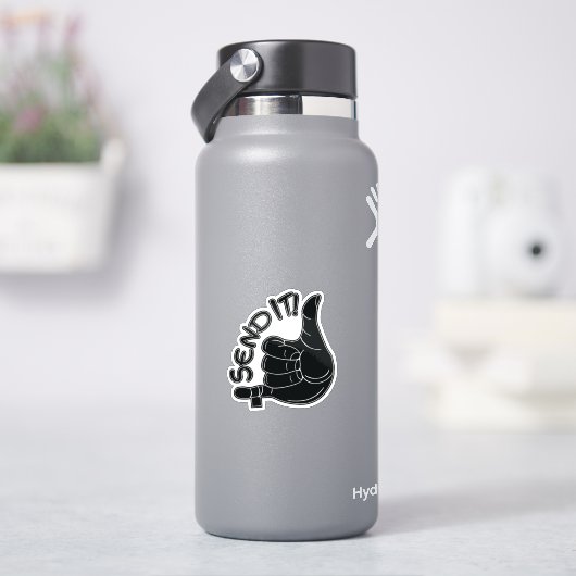 "Send It" Klimsticker Sticker (HydroFlask)