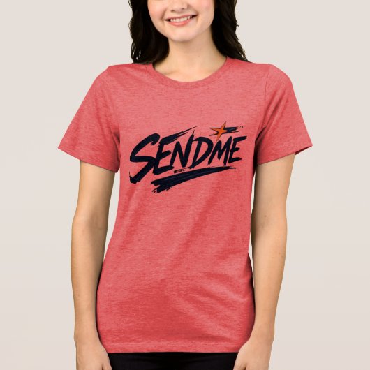 Send Me Tri-Blend Shirt (Voorkant)