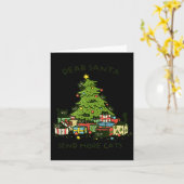 Send More Cats Funny Gift Christmas Pet Black Cat  Kaart (Gele Bloem)