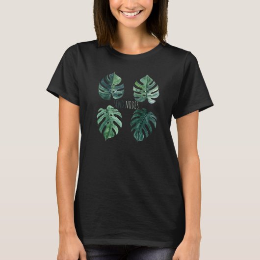Send Nodes Monstera T-shirt (Voorkant)