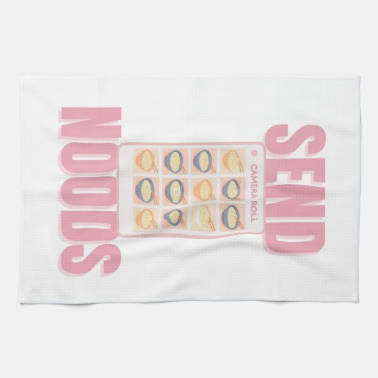 Send Noods Pink Noodle Camera Roll Illustration Theedoek (Horizontaal)